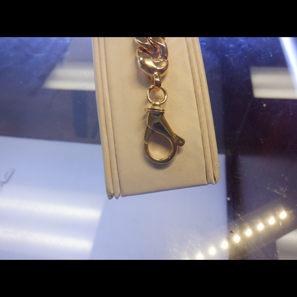 NEW 14k  gold  Cuban bracelet - Picture 4 of 5